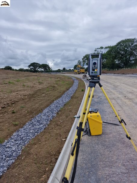 a40 llanddewi bypass setting out 2